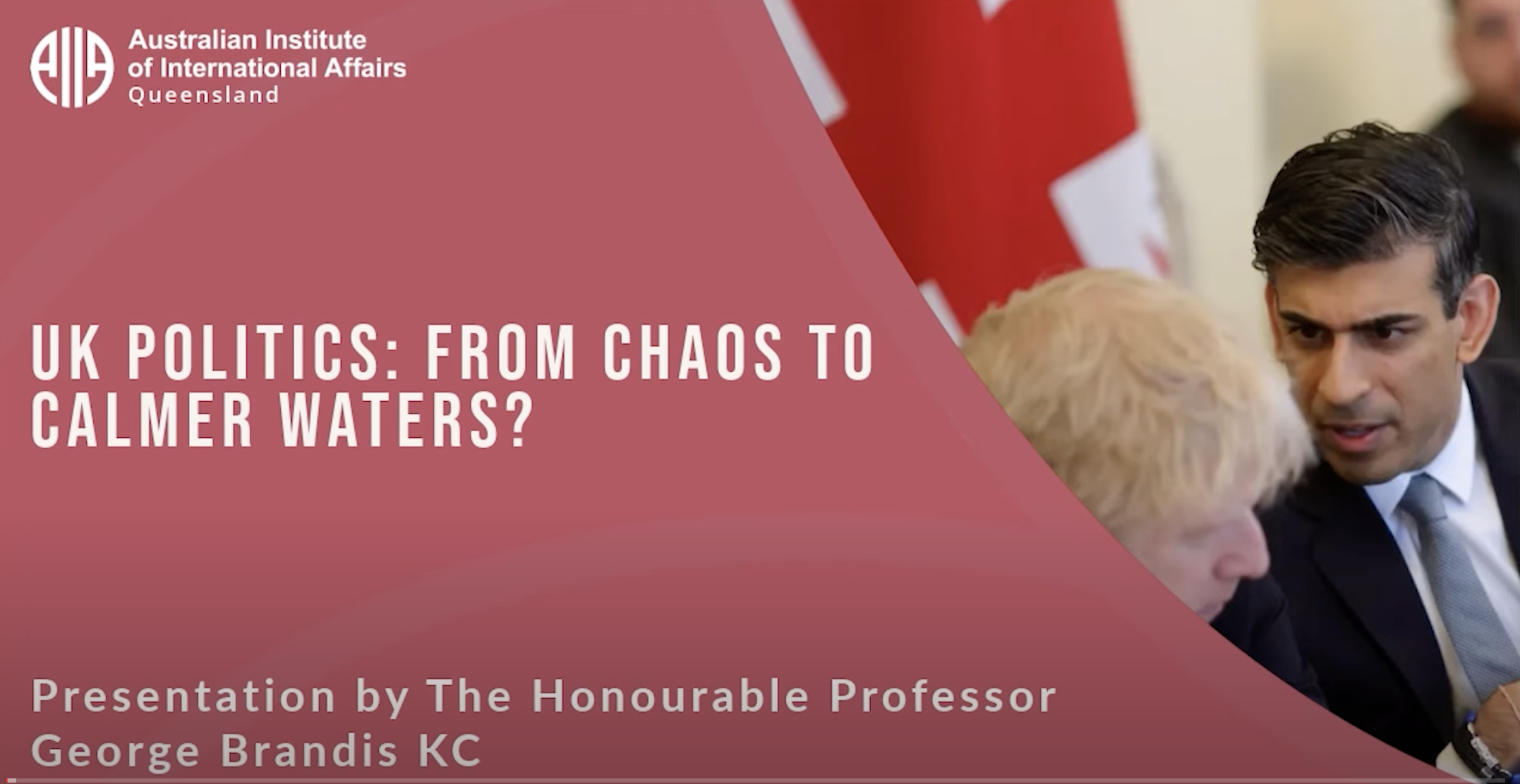 Politics: From Chaos to Calmer Waters?
